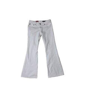 Adriano Goldschmied The Club Flare Leg Jeans White Women's Size 29 Y2K USA